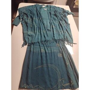 Southwest Indian Foundation 3-Piece Women’s Outfit Size XL Skirt, Blouse, Jacket